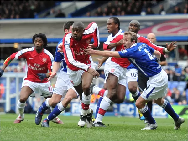 Abou Diaby (Arsenal) Lee Bowyer (Birmingham). Birmingham City 1: 1 Arsenal