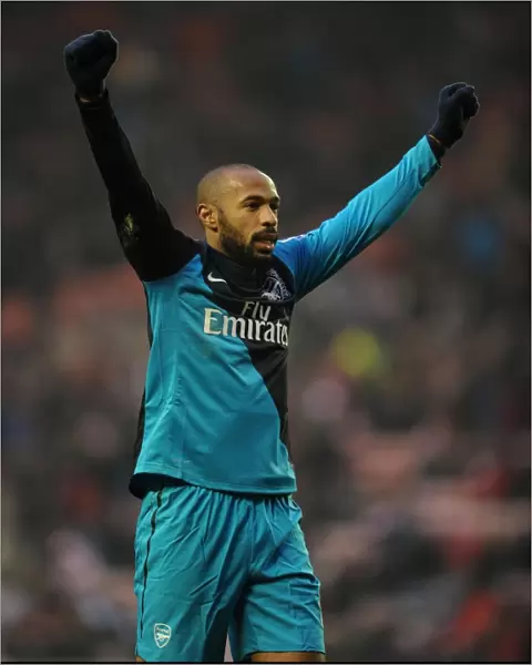 Thierry Henry's Euphoric Victory: Arsenal Triumphs Over Sunderland (11-2-12)