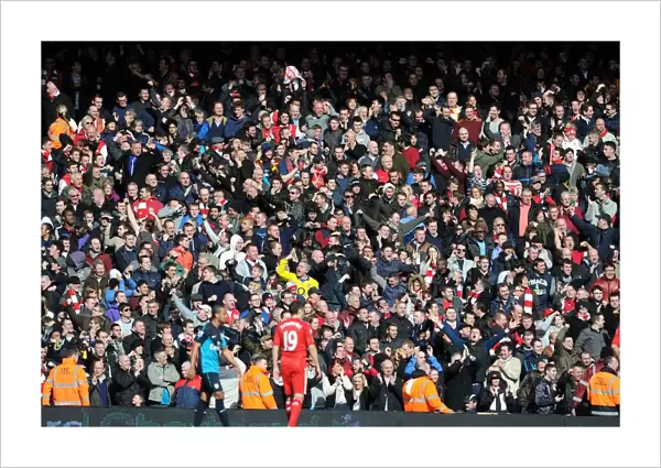 Arsenal Fans at Anfield: Liverpool vs Arsenal, Premier League 2011-12