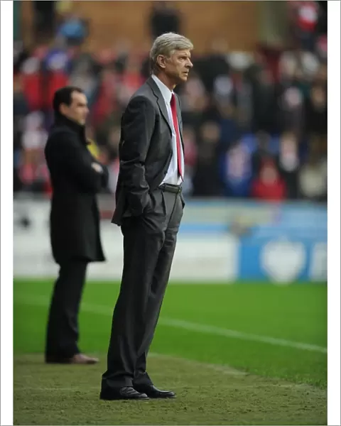 Arsene Wenger at Wigan: Arsenal vs. Wigan Athletic, Premier League 2012-13