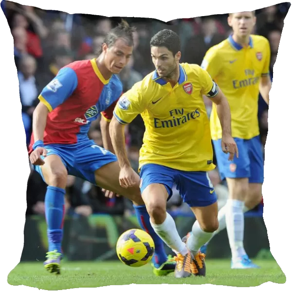 Arteta and Chamakh Lead Arsenal to Victory: Crystal Palace 0:2 Arsenal (Barclays Premier League)