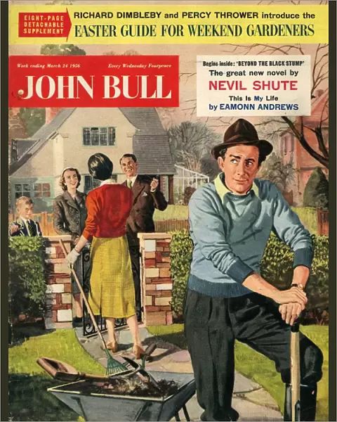 John Bull 1956 1950s UK couples neighbours magazines