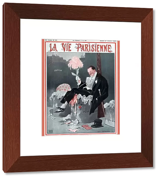 La Vie Parisienne 1923 1920s France Georges Leonnec illustrations mens mens hats