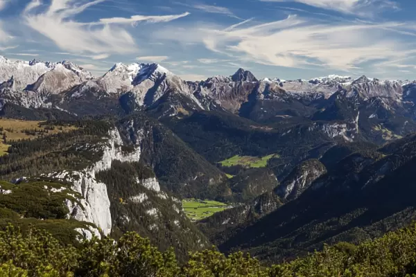 The view from Steinplatte, Tyrol, Austria