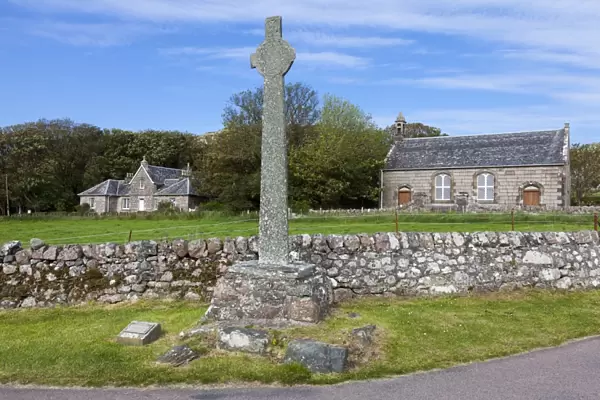 MacLean`s Cross on Iona, Scotland