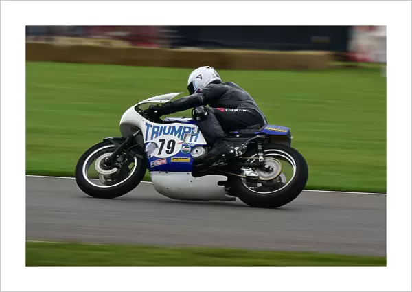 CM32 1277 Keith Clarke, Rob North Triumph T150