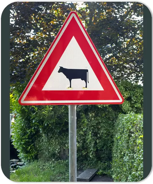 A Dutch joke - road sign in Marken, the Netherlands