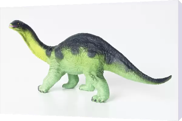 Plastic model of a dinosaur