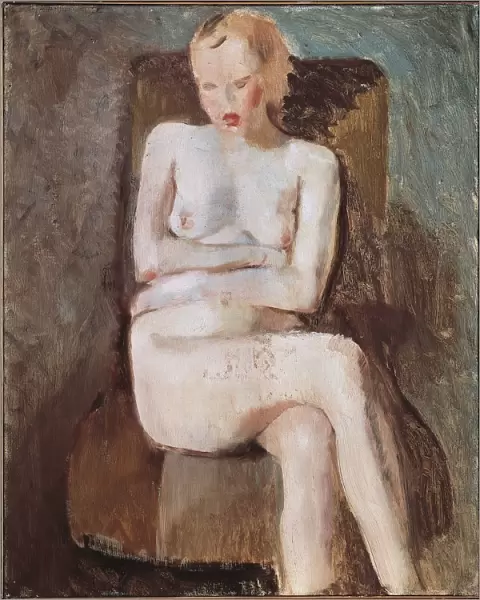 Italy, Turin, Nudo Seduto (Seated Nude Woman), 1932