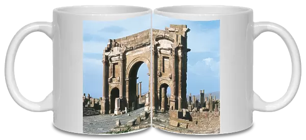 Algeria, Timgad, Trajans Arch