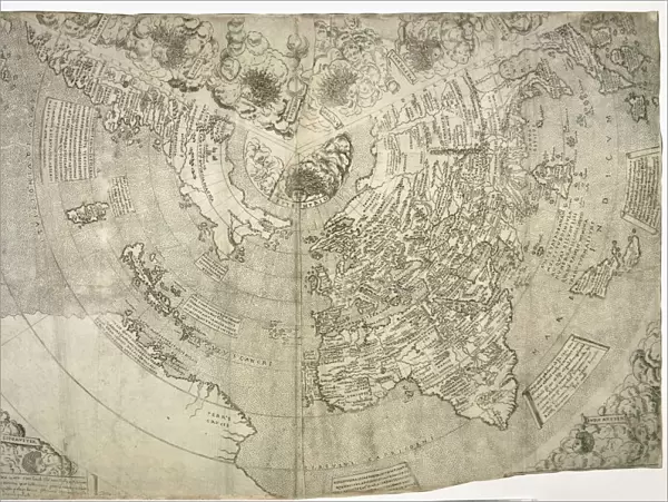 Planisphere by Giovanni Contarini, 1506