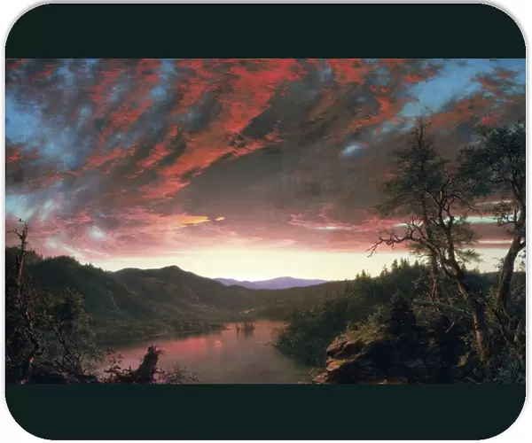 USA, Cleveland, Twilight in wilderness, 1860