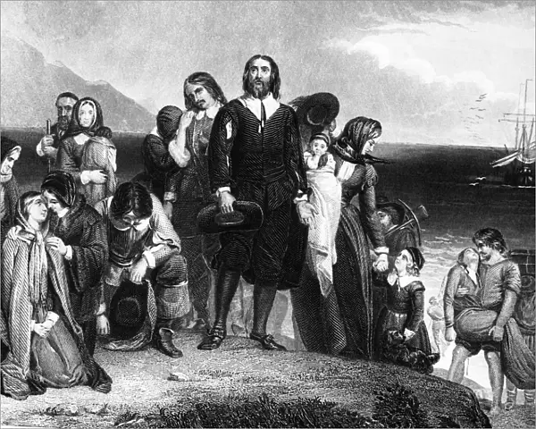 Landing of the Pilgrims at Plymouth, Massachusetts