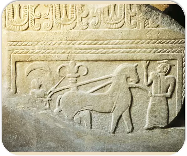 Zannoni stele, detail