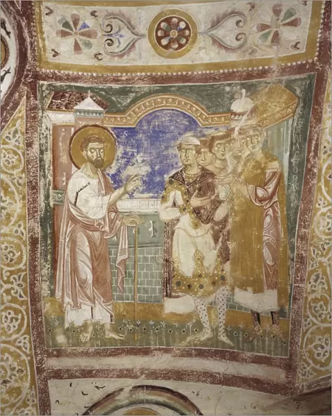 Italy, Friuli Venezia Giulia Region, Aquileia, Crypt, Basilica, Life of Saints Hermagoras, Mark in Aquileia
