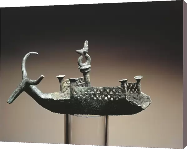 Bronze votive boat, from Sardinia Region