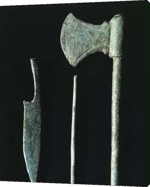 Prehistory, Offensive weapons, From Bolsena, Lazio Region, Italy