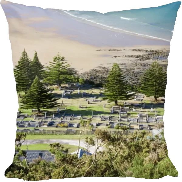 Australia, Tasmania, Stanley, view of beach and north coastline from The Nut