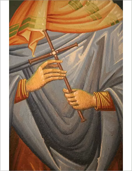 Greek orthodox icon detail