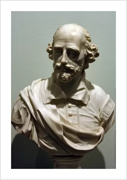 Portrait bust of William Shakespeare, by John Rysbrack