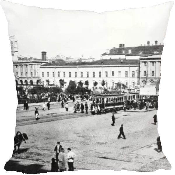 Teatralnaya square, moscow, 1928, now called sverdlov square