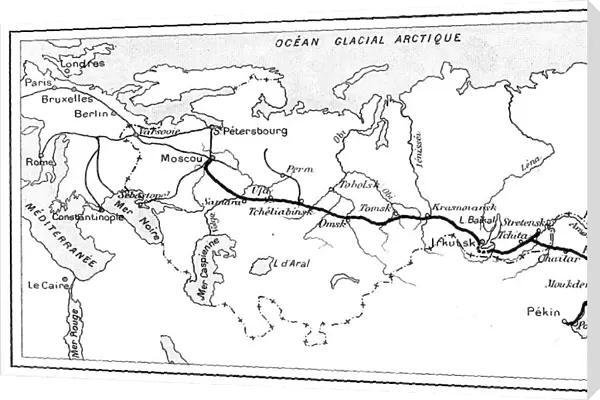 Route of Trans - Siberian Railway
