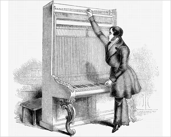 Tuning a Broadwood Cabinet piano