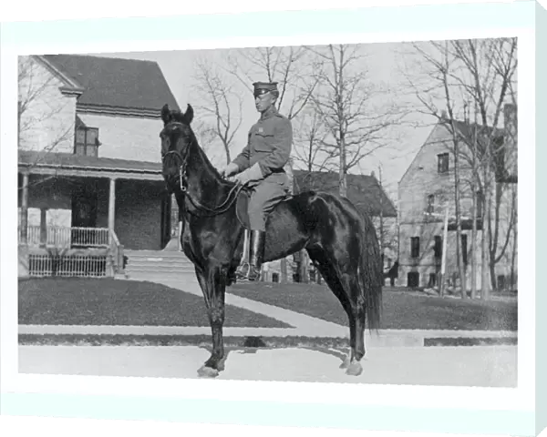 George S. Patton on Horseback