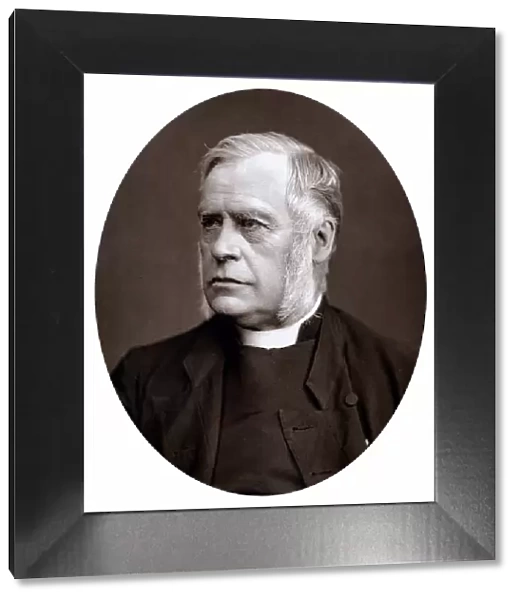 James Atlay (1817-1894) English cleric. Bishop of Hereford 1868-1894. Photograph published 1877