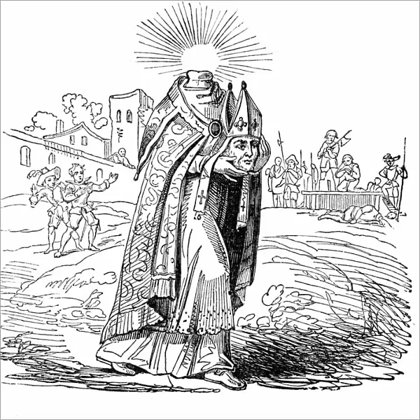St Denis also Denys or Dionysius, Patron Saint of France (dc150). First bishop of Paris