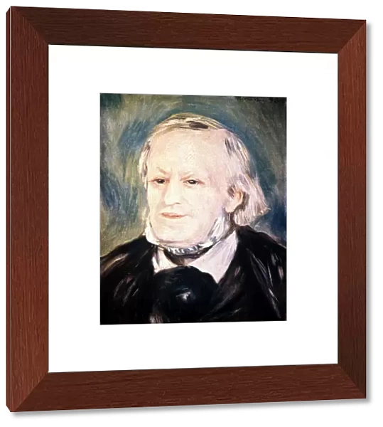 Richard Wagner (1813-1883) German composer in 1882. After the portrait by Auguste Renoir