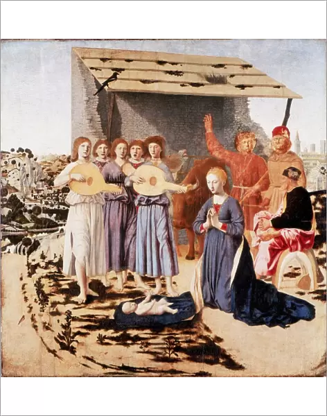 The Nativity 1470-1485: Piero della Francesca (c1422-1492) Italian artist
