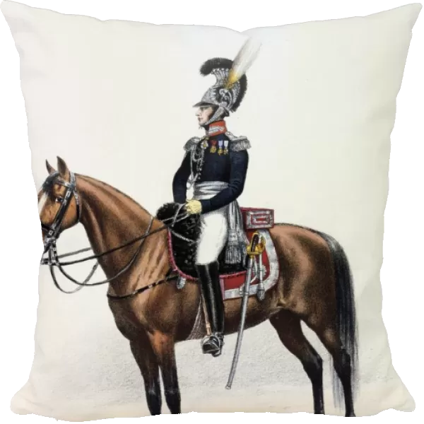 Major General of the Kings guard, 1815. From Histoire de la maison militaire