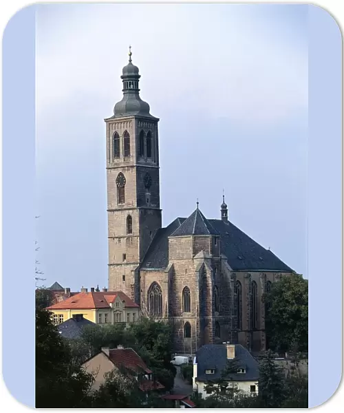 Czech Republic, Central Bohemia, Kutna Hora, Gothic Saint James church, 1340-1420
