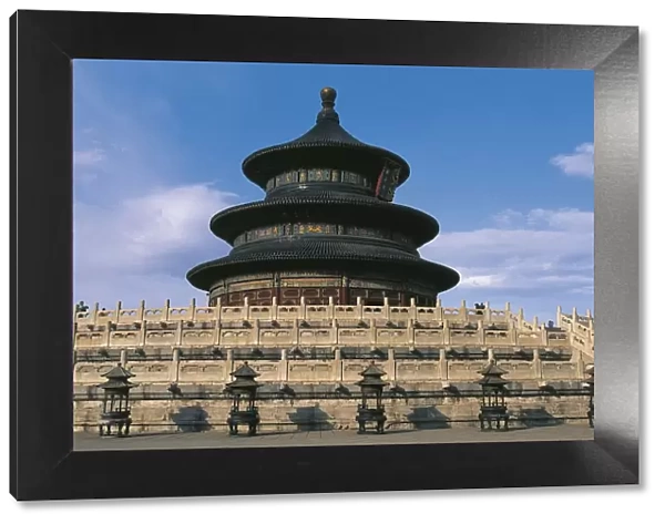 China - Beijing. Imperial Sacrificial Altar Temple of Heaven (UNESCO World Heritage List, 1998)