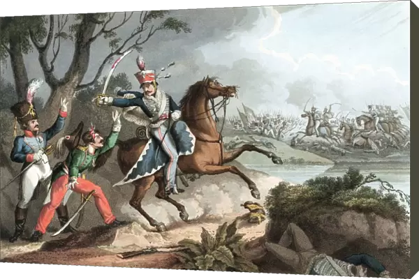 Napoleonic Wars: Battle of Albuera 16 May 1811, Beresford defeats Soult. Sergeant of 18th Hussars