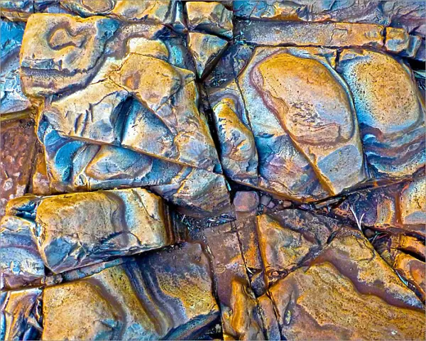 Blue Rock. A rock texture from the Gorges of Western Australia