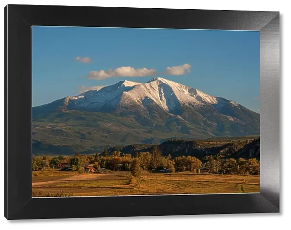 Mount Sopris view, Colorado, south west United States of America