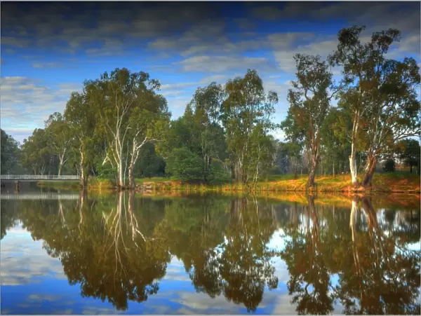 River Reflections, Benalla, Central Victoria, Australia