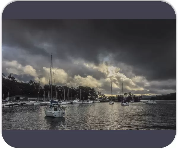 Stormy weather on Lake Windemere