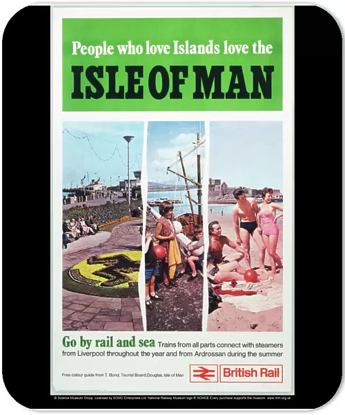 People who love islands love the Isle of Man, BR, 1970