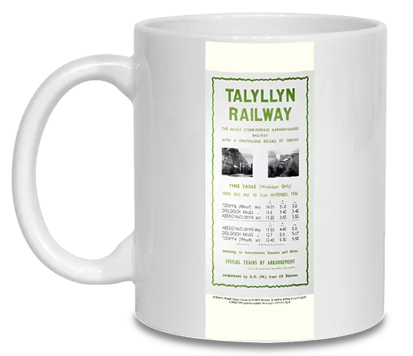 Talyllyn Railway poster. Talyllyn Railway -