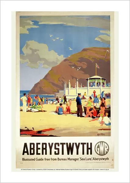 Aberystwyth, GWR poster, c 1930s