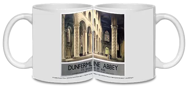 Dunfermline Abbey, LNER poster, 1936
