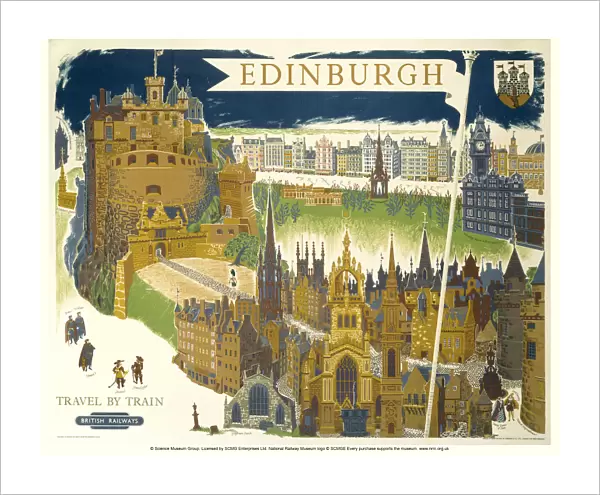 Edinburgh, BR (ScR) poster, 1948-1965