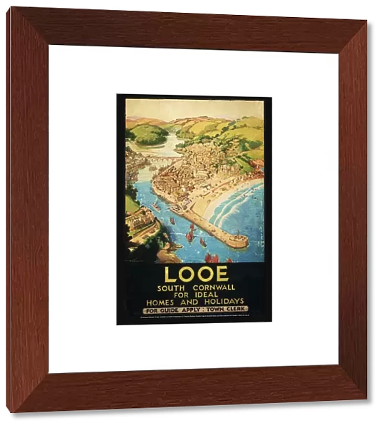 10170815. Looe, South Cornwall, for Ideal Homes and Holidays, GWR Poster, 1930
