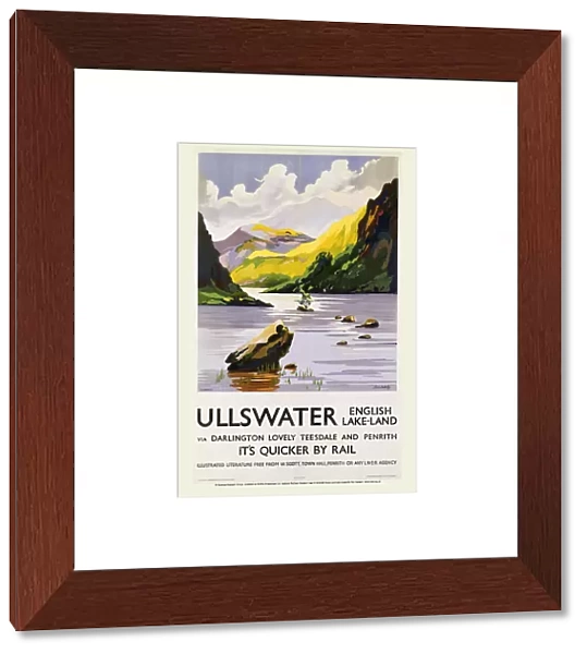 1986-8791. Poster, LNER, Ullswater, English Lake Land via Darlington