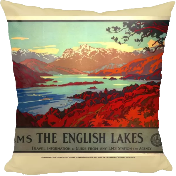 The English Lakes, LMS poster, 1923-1947