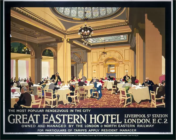 Great Eastern Hotel, LNER poster, 1923-1947