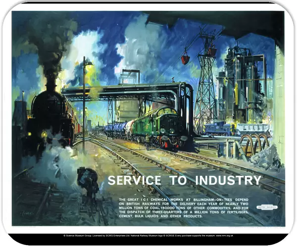 Service to Industry, BR poster, 1948-1964